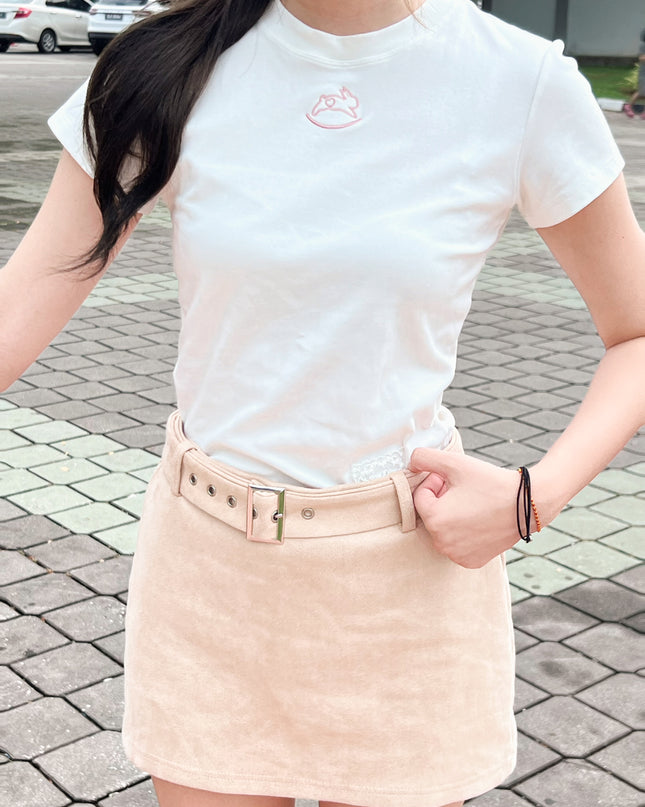 JoyDion Chloey Bunny Embroidery Tee