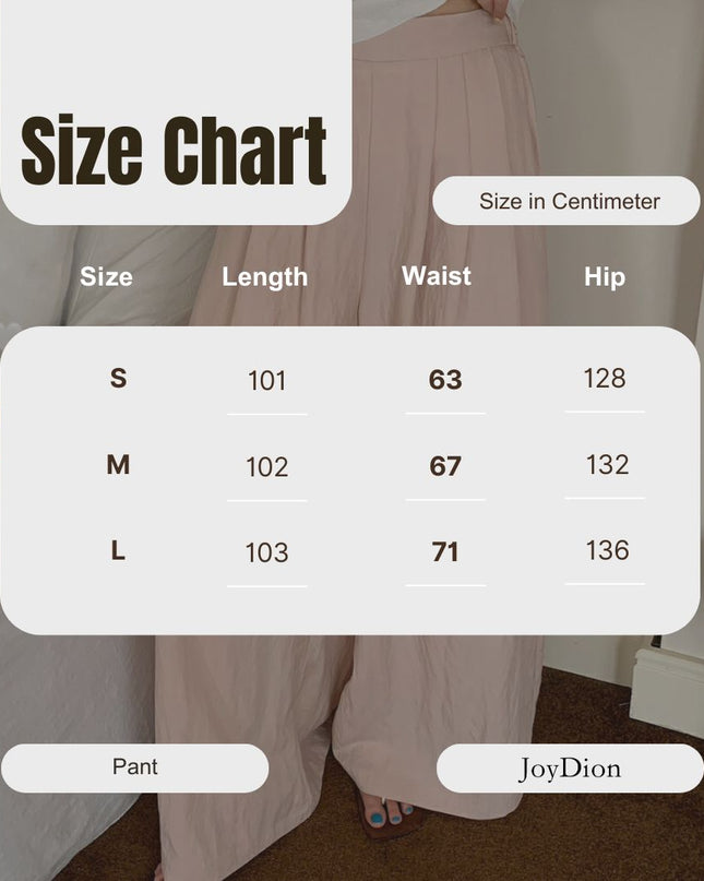 GS.GOOD START Loose Fit Commuter Wide Leg Cooling Pants