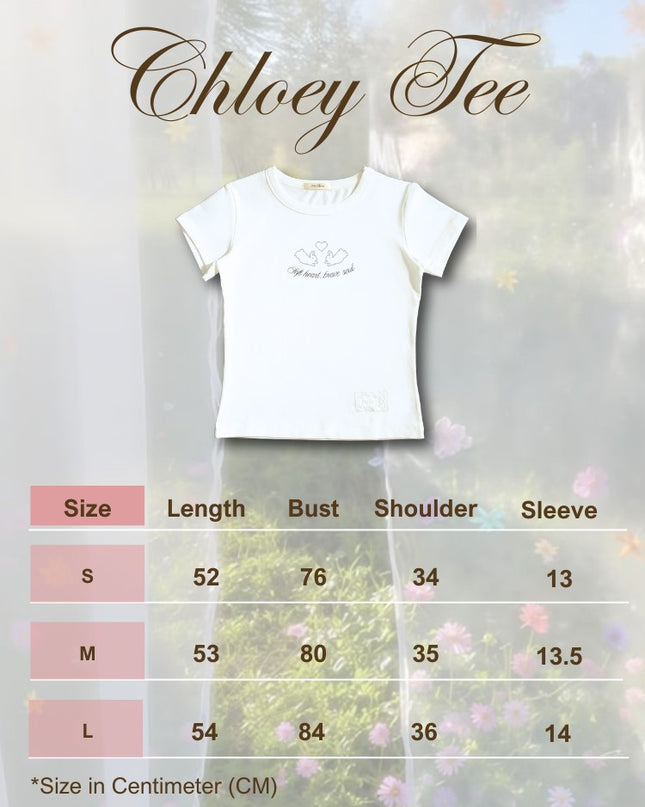 JoyDion Chloey Bunny Printed Tee