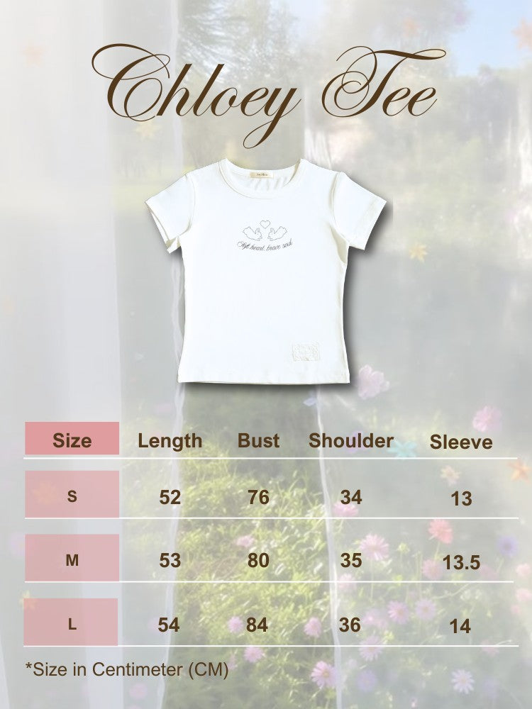 JoyDion Chloey Bunny Printed Tee