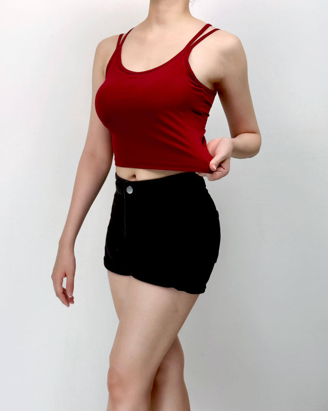 Sleek Back Camisole with Built-in Bra Pad
