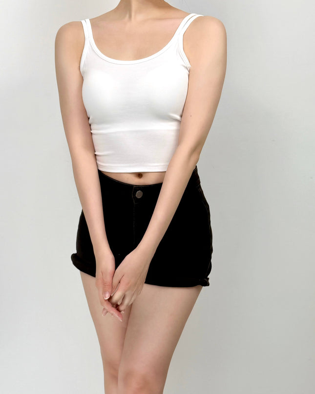 Sleek Back Camisole with Built-in Bra Pad