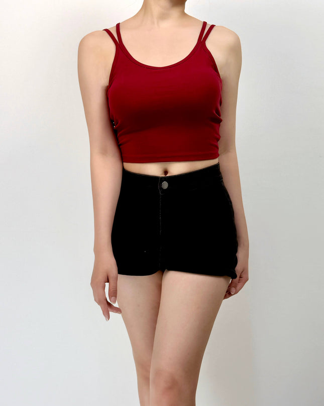 Sleek Back Camisole with Built-in Bra Pad