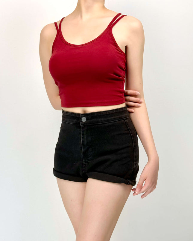 Sleek Back Camisole with Built-in Bra Pad