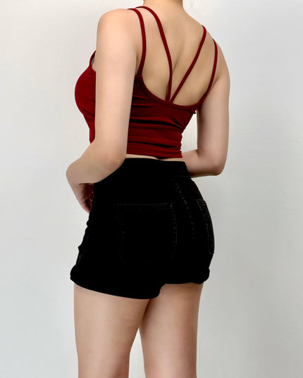 Sleek Back Camisole with Built-in Bra Pad