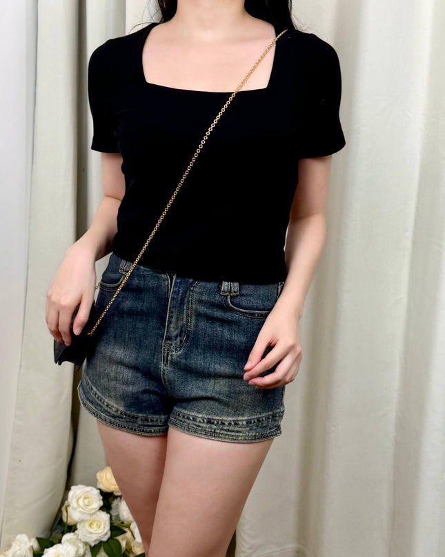 Chic Square Neck Tee