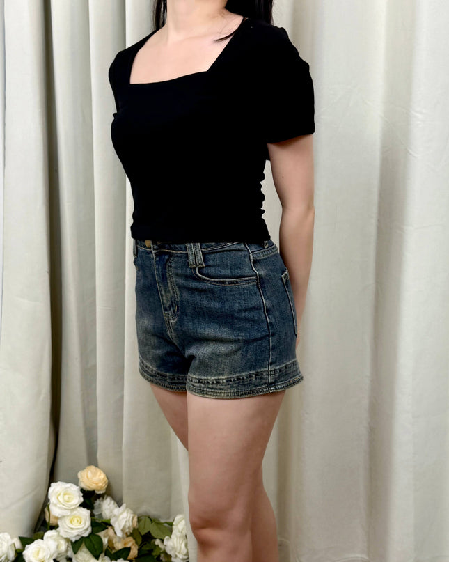 Chic Square Neck Tee