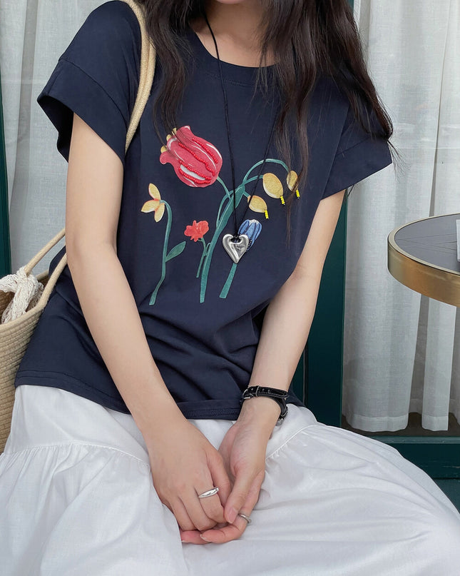 Tulip Garden Short Sleeve Tee