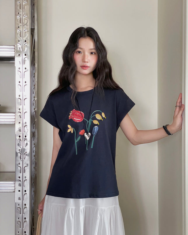 Tulip Garden Short Sleeve Tee