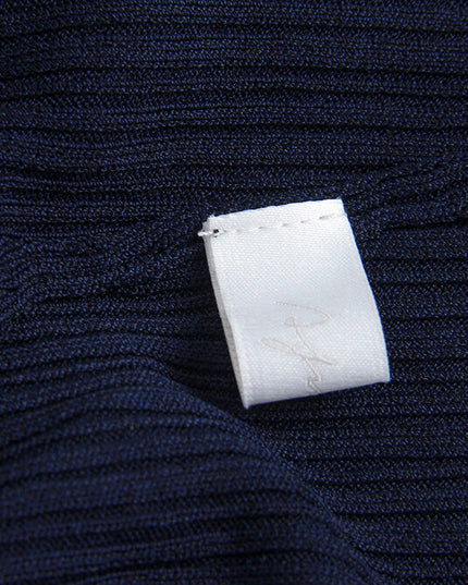 Slim Fit Two-Way Cross V-Neck Knit Top