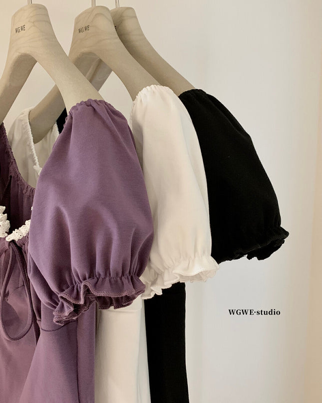 WGWE Sleek Collarbone-Revealing Fitted Top