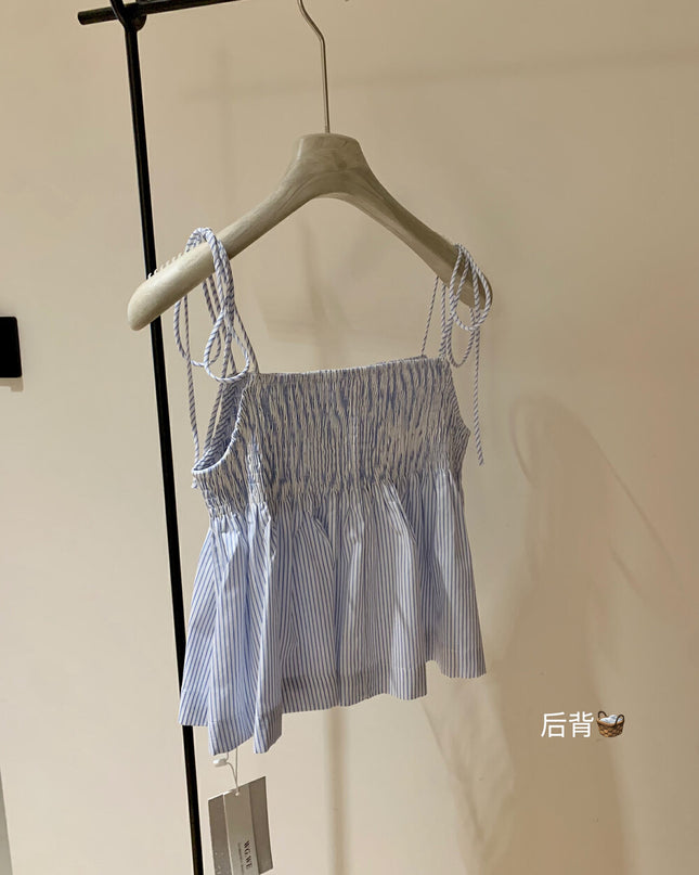WGWE Bow Tie Slim-Fit Crop Cami