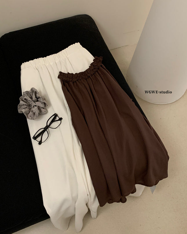 WGWE Ruffle Edge Sleeveless Summer Top