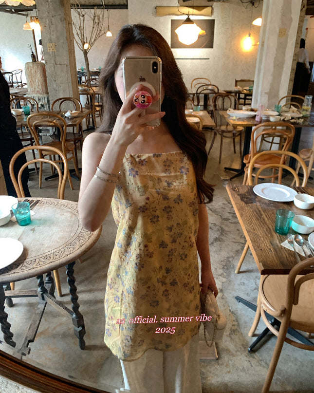 AS OFFICIAL Embroidered Jacquard Cut-Out Slip Dress