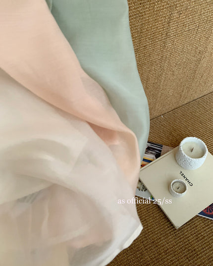 AS OFFICIAL Square-Neck Ruffle Dress