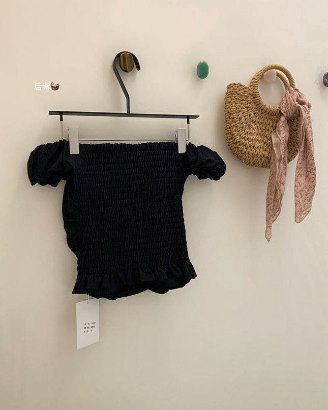 WGWE French Style Off-Shoulder Top
