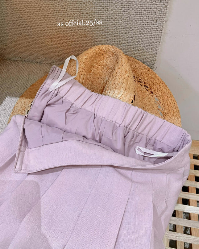 AS OFFICIAL Relaxed Draped Wide-Leg Pants