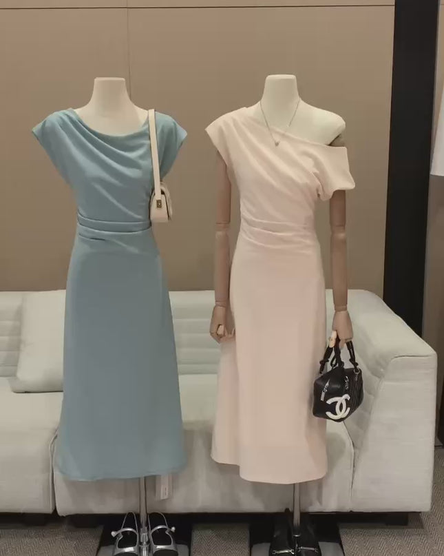 WGWE French Chic Elegance Long Dress